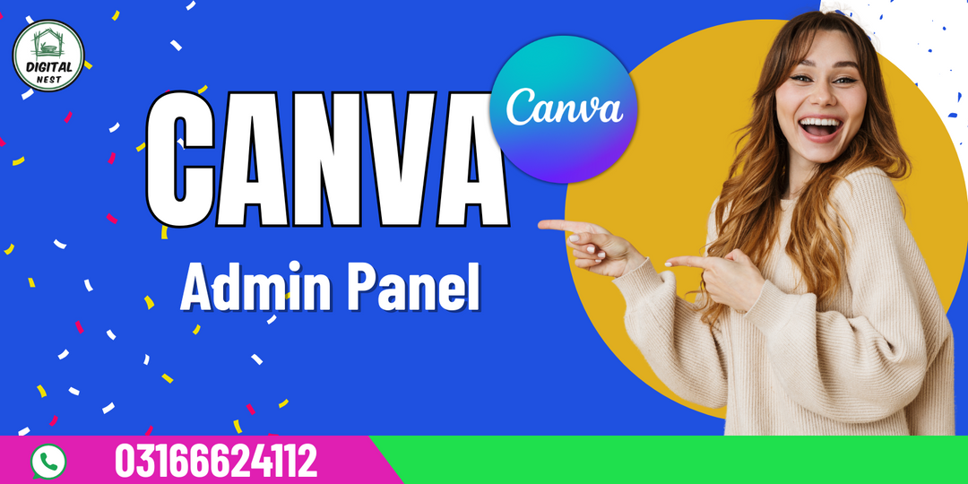 Canva admin panel.