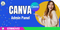 Canva admin panel.